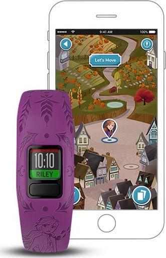 Garmin Vívofit Jr. 2 Disney Frozen Anna Смартчасовник, Виолетов
