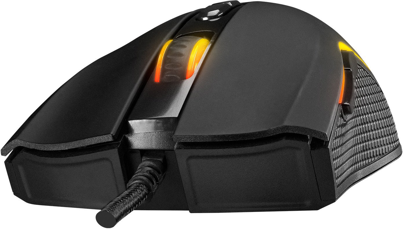 Mouse gaming Rampage SMX-R44 V2, RGB, me kabllo, i zi