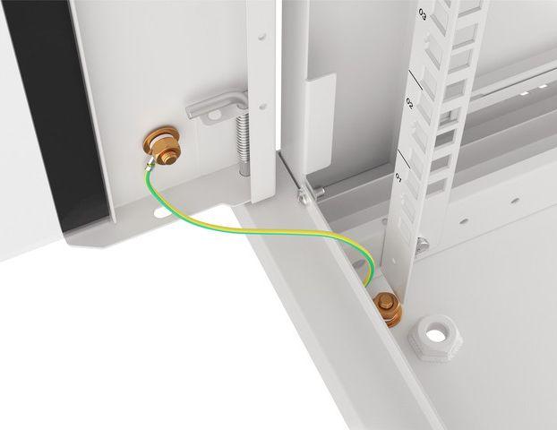 Kabinet Lanberg 19", 6U, i bardhë