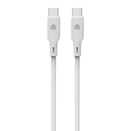 Dviced Cable USB-C To USB-C Silicone 1,25M, White
