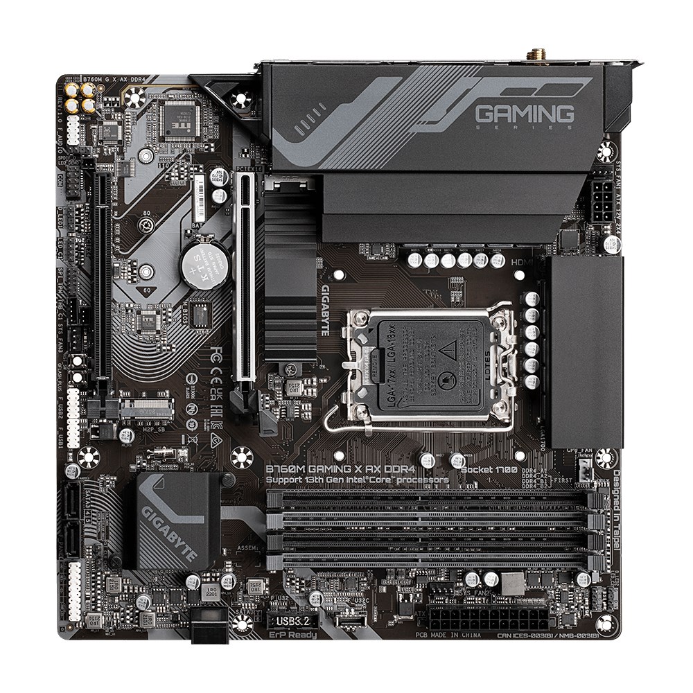 Pllakë amë Gigabyte B760M Gaming X AX DDR4 LGA 1700 micro ATX