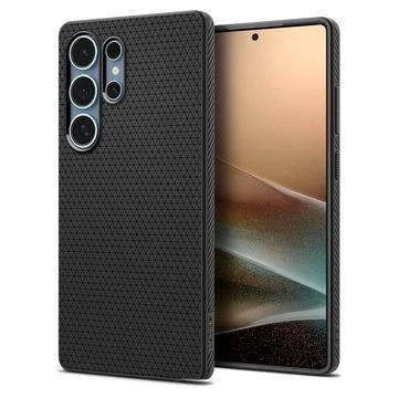 Mbrojtëse Spigen Liquid Air për Samsung Galaxy S25 Ultra, e zezë