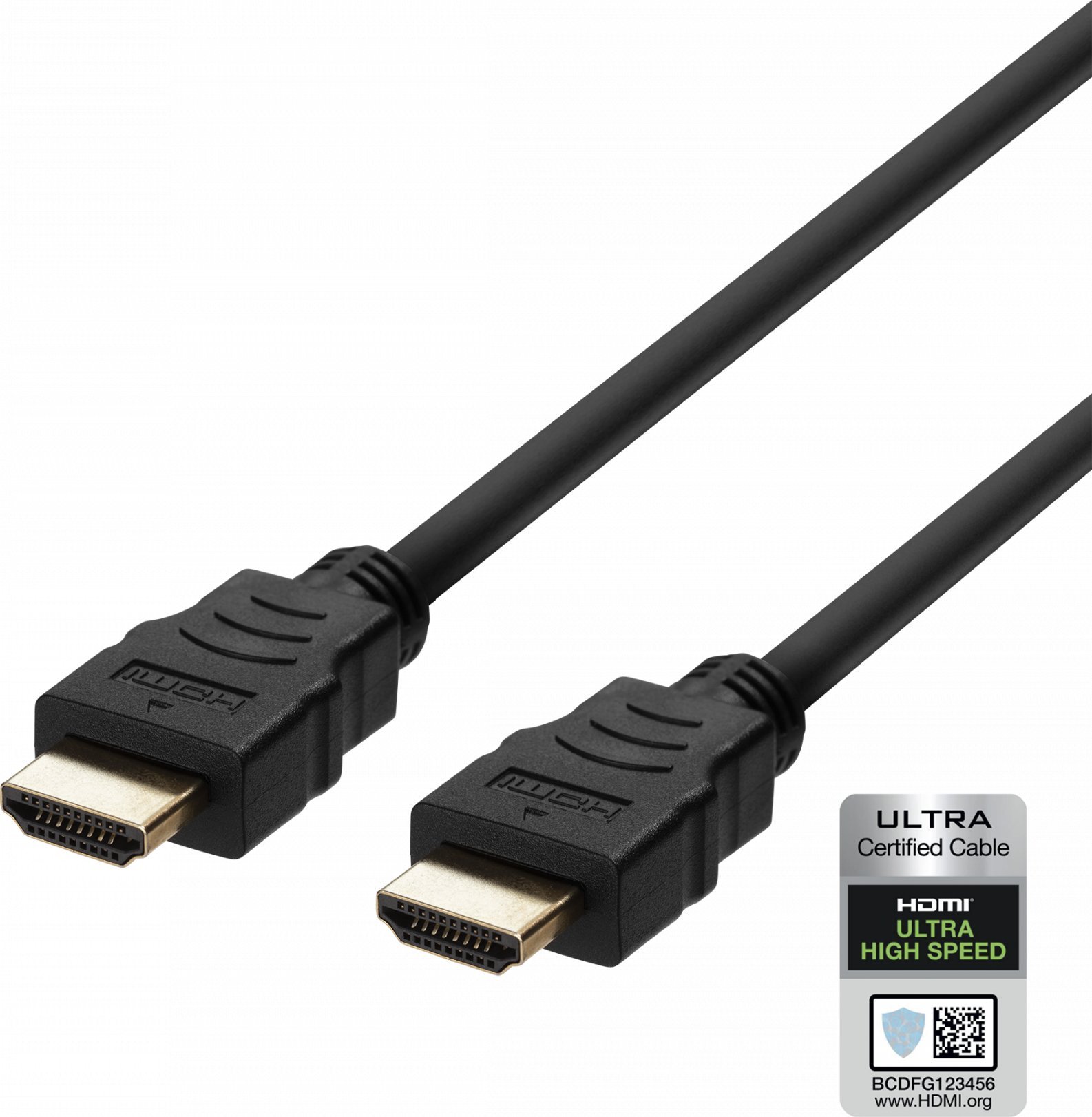 Kабел HDMI DELTACO Ultra High Speed, 3m, 8K, црн