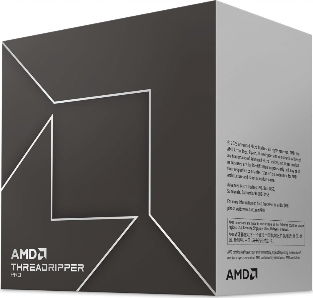 Procesor AMD Ryzen Threadripper Pro 7965WX (100-100000885WOF), 4.2 GHz, 24 bërthama, sTR5 Pro, 128 MB