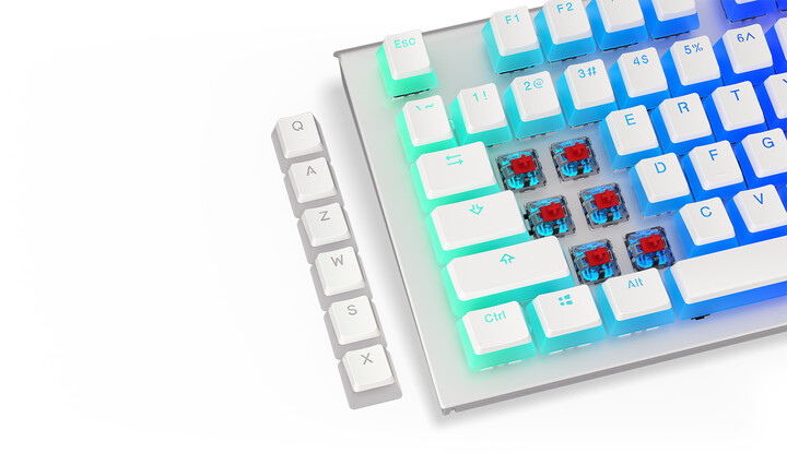 Taste Endorfy KC104, 104 copë, PBT, të bardha