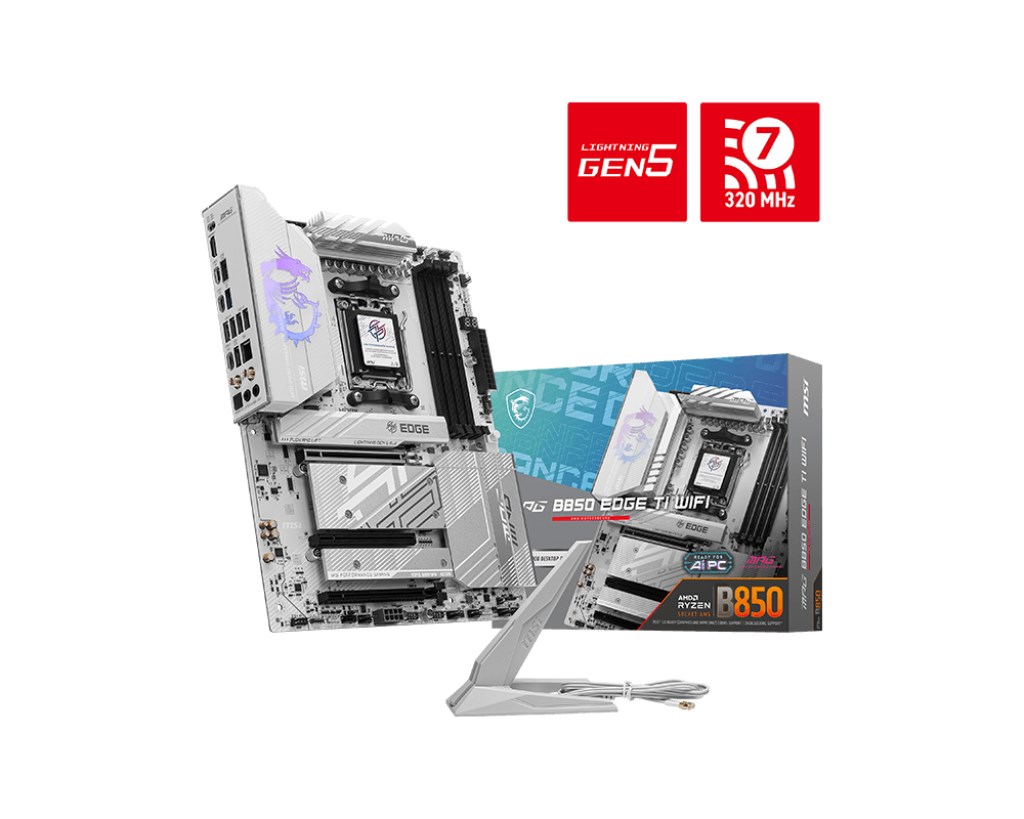 Pllakë amë MSI MPG B850 EDGE TI WIFI, Socket AM5, ATX