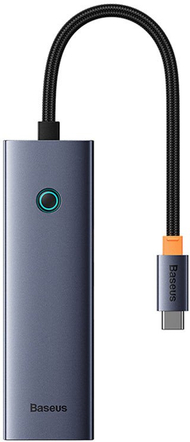 Hub USB Baseus 11 in 1, 2x HDMI 4K DP, RJ45, PD 100W, gri
