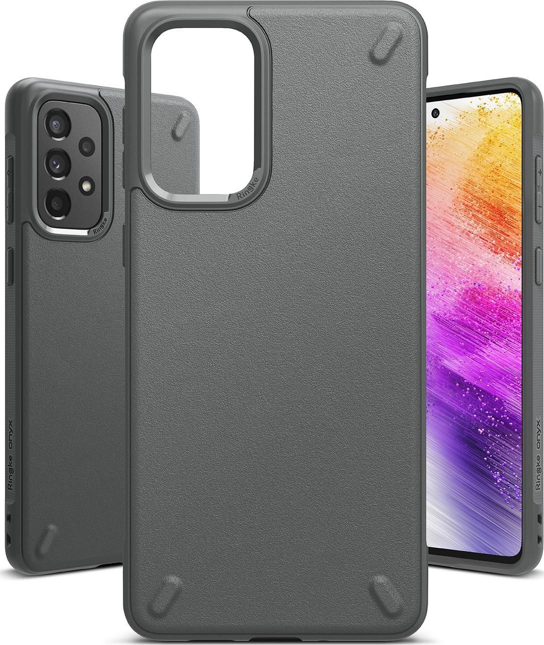 Mbulesë mbrojtëse Ringke Onyx për Samsung Galaxy A73, TPU, rezistente ndaj rënieve, gri