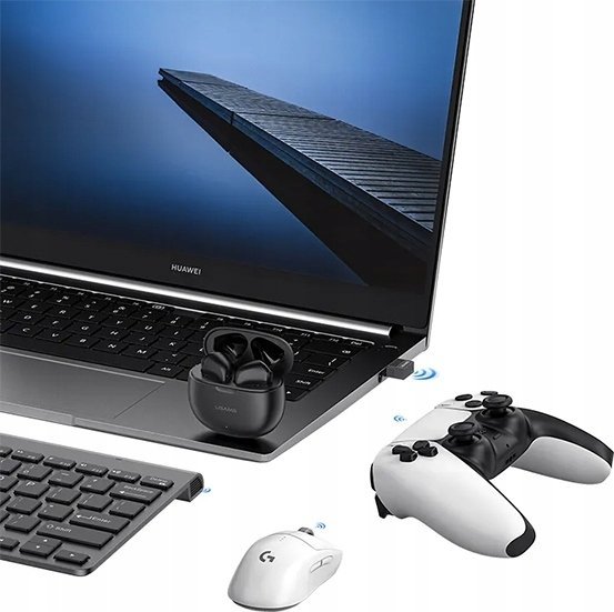 Adapter Bluetooth USB Usams US-ZB285, Bluetooth 5.3, rreze 20m, i zi