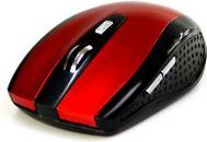 Maus Media-Tech Raton, wireless, USB, i zi dhe i kuq