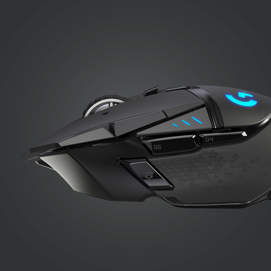 Maus Logitech G502, Gaming, RF Wireless, i zi