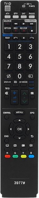 Pilot universal BLOW Sharp Aquos, për TV VCR DVR, me 2x AAA, gri