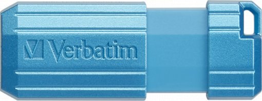 USB Verbatim PinStripe, 128GB, USB 2.0, blu