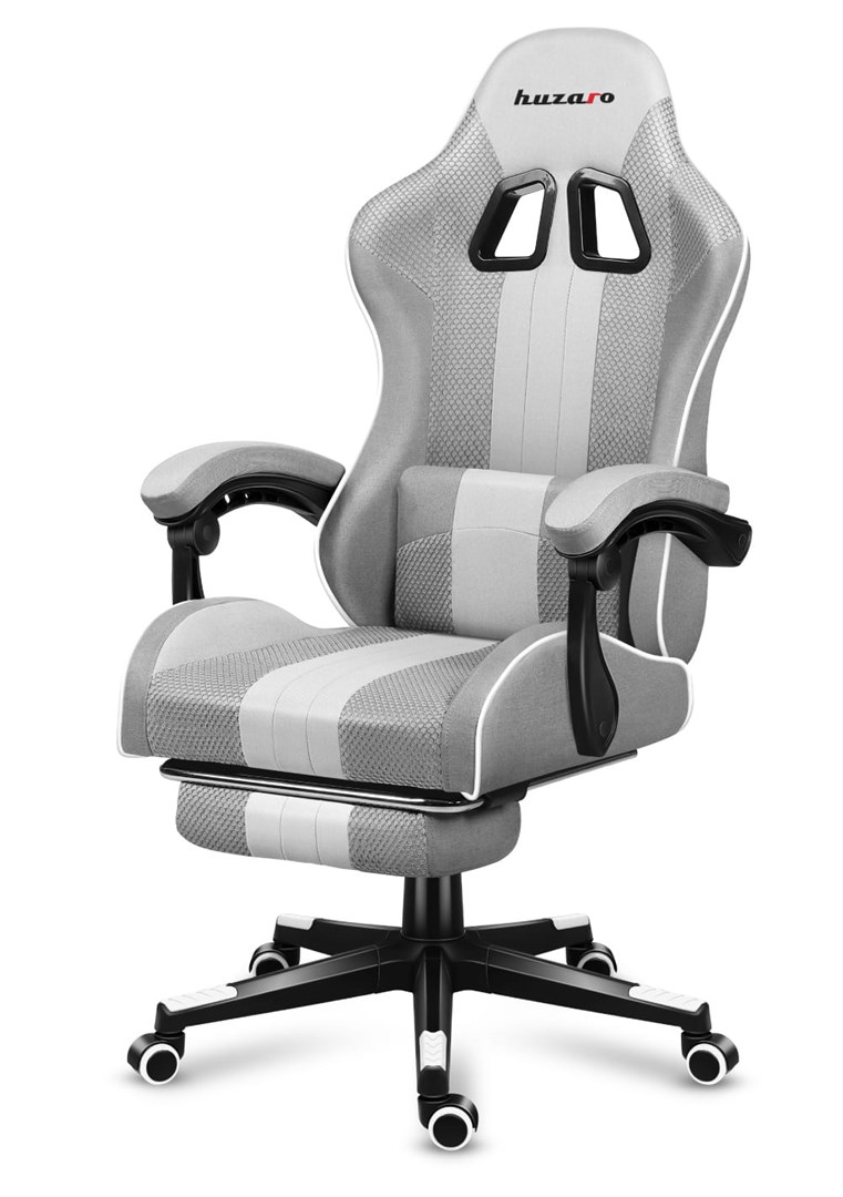 Karrige gaming Huzaro Force 4.7, 140kg, e bardhë