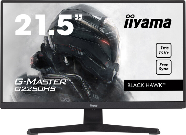 Monitor iiyama G-Master G2250HS-B1 - LED, 21.5", Full HD, i zi
