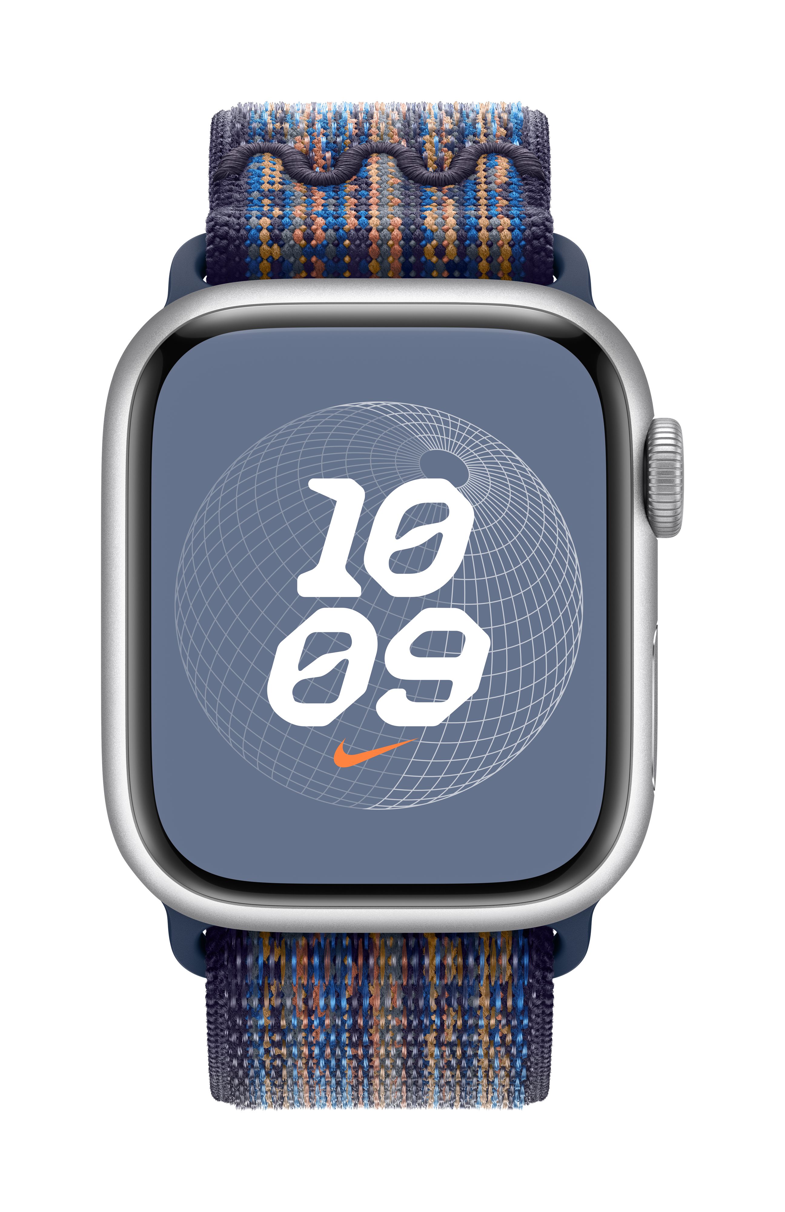 Apple Watch 41mm Nike Band, Game Royal/Orange Nike Sport Loop