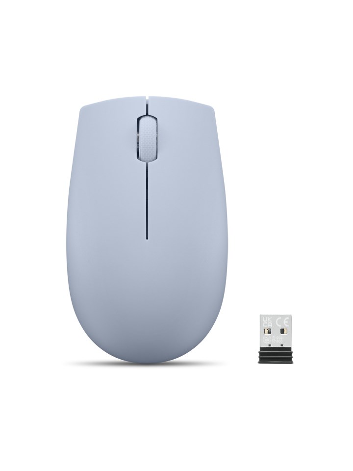 Maus wireless Lenovo 300, 1000 DPI, USB, i hirtë