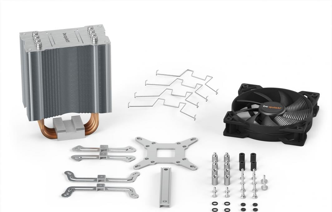 Ftohës Be quiet! Pure Rock 2 (BK006), i argjendtë