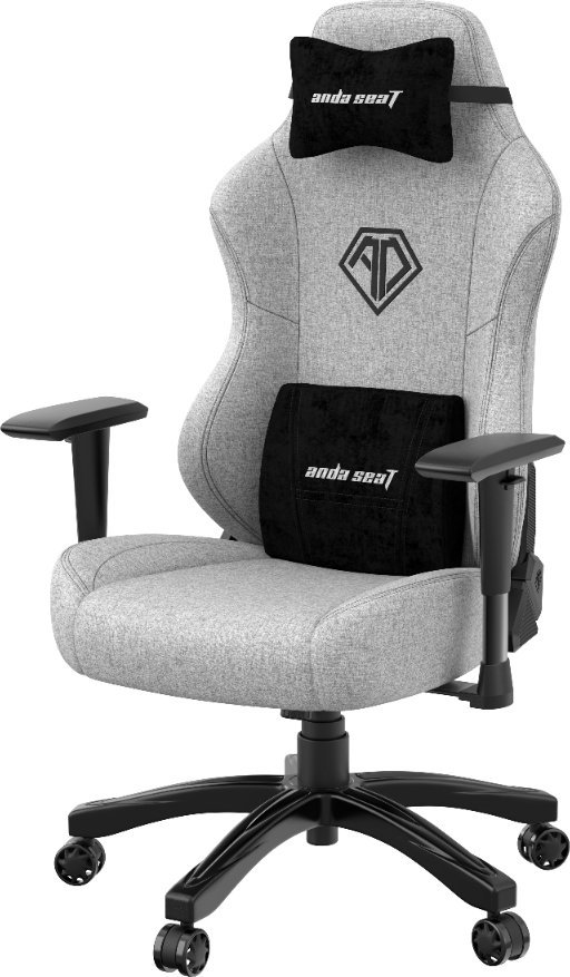 Gejминг столица AndaSeat Phantom 3 Series, големина L, PVC кожа, сива
