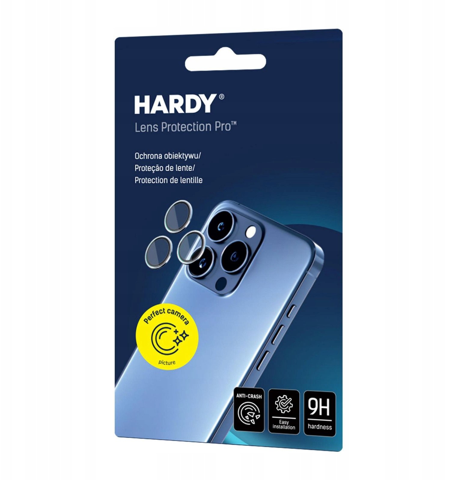 Заштита за леќи 3MK Hardy Lens Protection Pro за iPhone 17 Pro 17 Pro Max, заштитен филм, повеќебоен