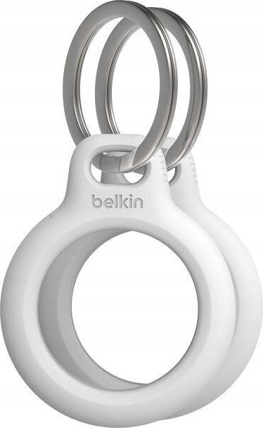 Mbajtës çelësash Belkin Secure Holder për AirTag, set 2 copë, i bardhë