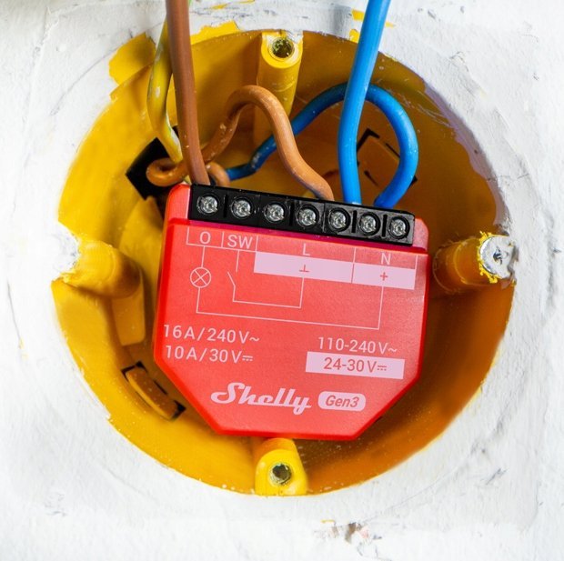 Паметен прекинувач Санки 1PM Gen3, Блутут и Ви‑Фи, мерење енергија