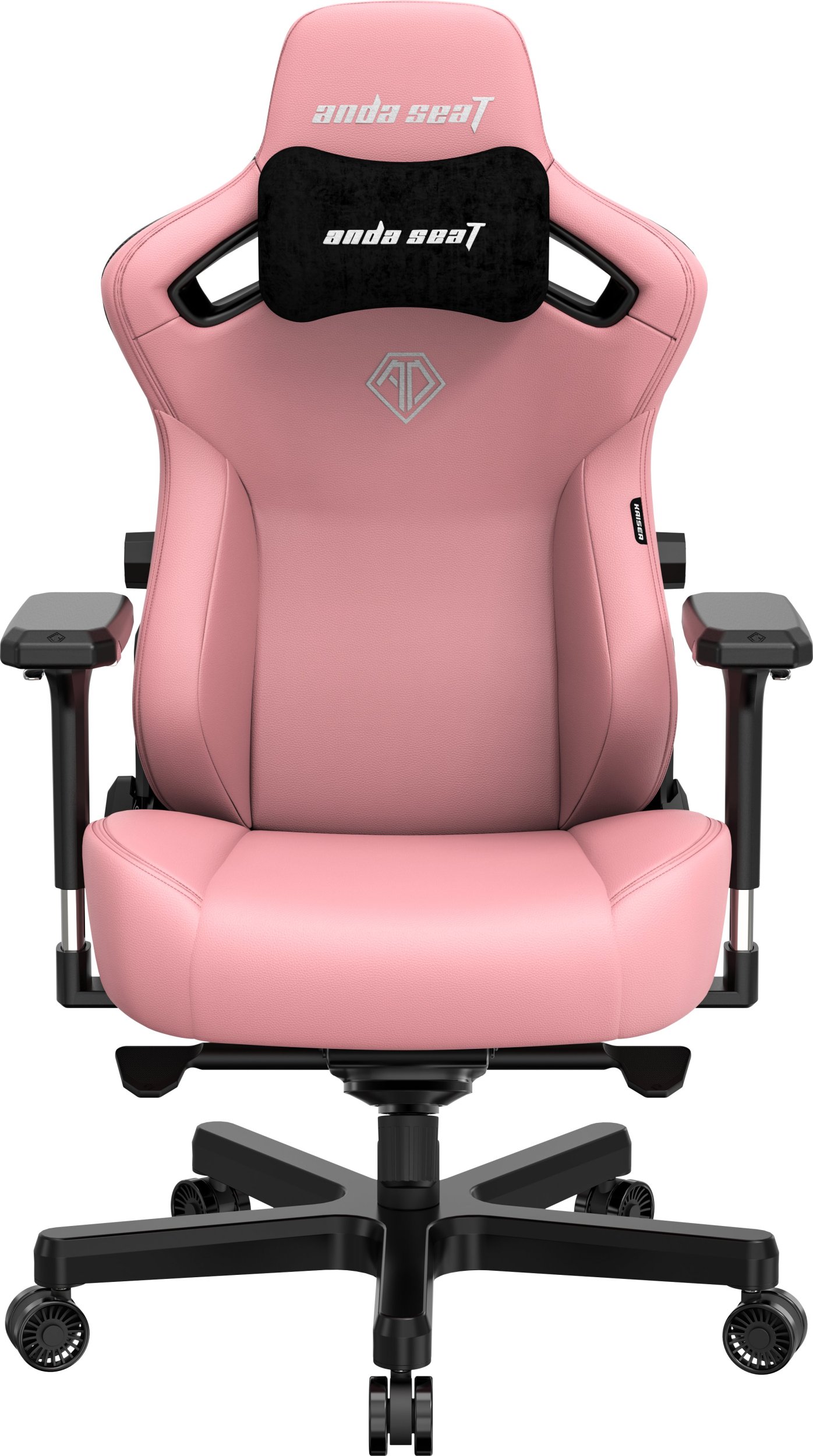 Karrige lojërash AndaSeat Kaiser 3 Series Premium L, ergonomike, rozë krem