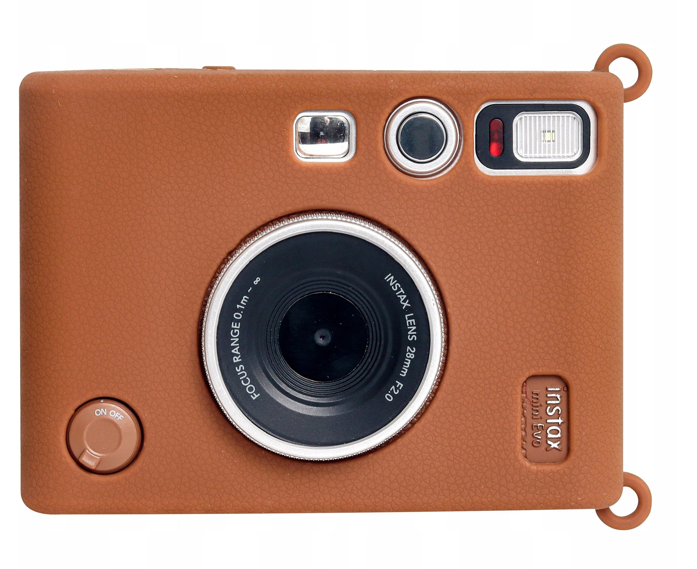 Mbështjellëse silikoni LoveInstant për Fujifilm Instax Mini Evo, model SB10161, kafe
