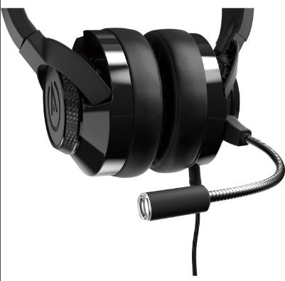 Kufje gaming PowerA Fusion 1429148-03, me kabllo, mikrofon boom, të zeza