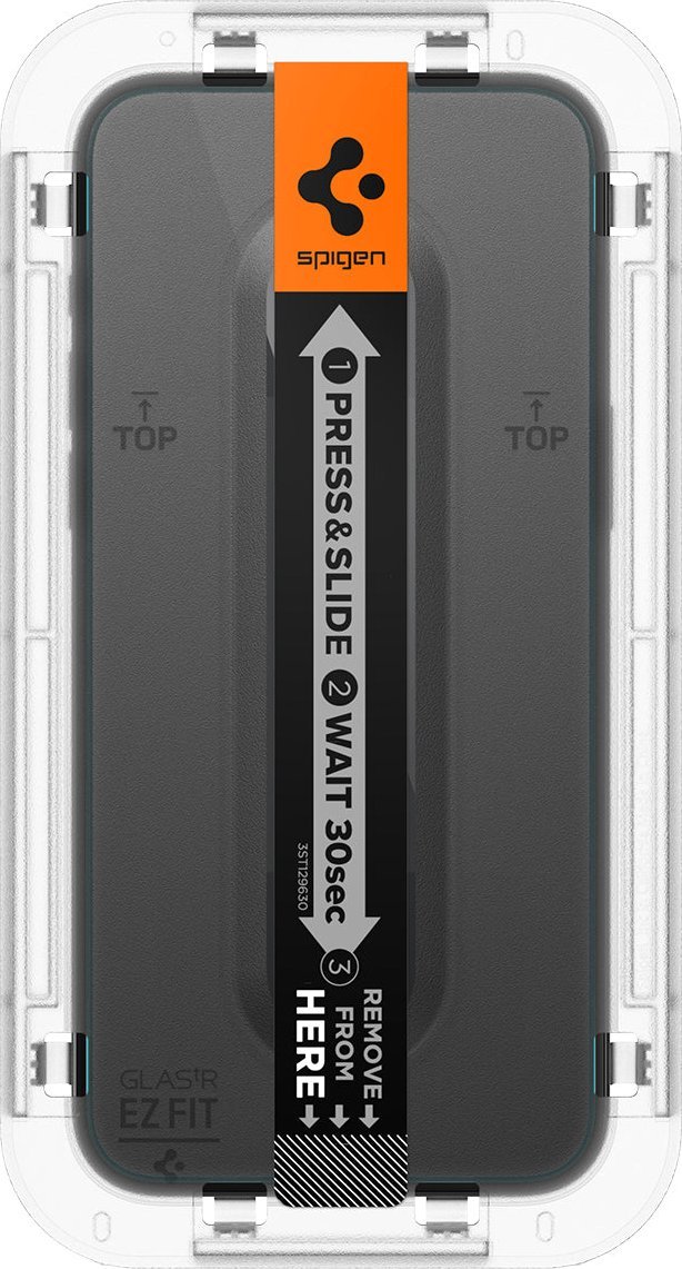 Заштитно стакло Spigen Glas.TR EZ Fit за iPhone 15 Pro, калено стакло, сет 2 парчиња, проѕирно