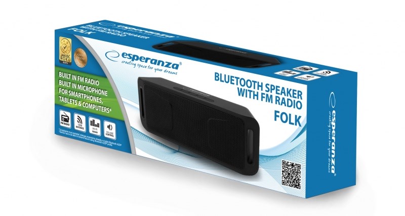 Altoparlant Bluetooth Esperanza FOLK 6 W