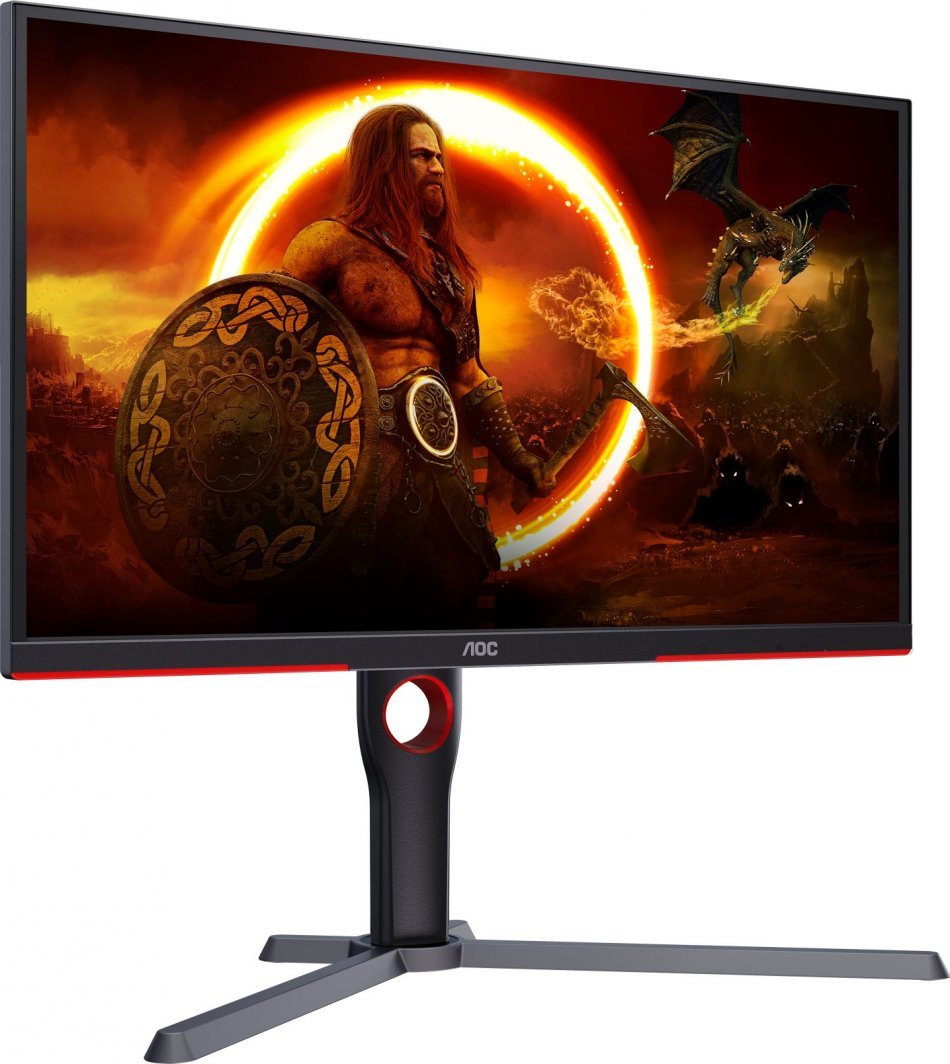 Monitor AOC 25G3ZM/BK, 24.5", 1920 x 1080 (FullHD), i zi/ kuq
