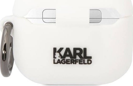 Футрола AirPods 3 Karl Lagerfeld KLACA3SILKCW, силикон, бела