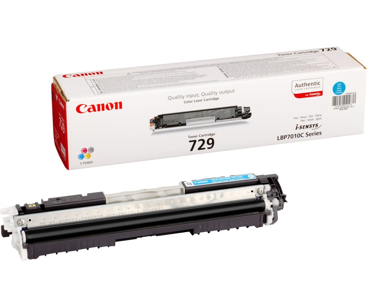 Toner për printer Canon CRG 729 C, 1200 faqe, cyan