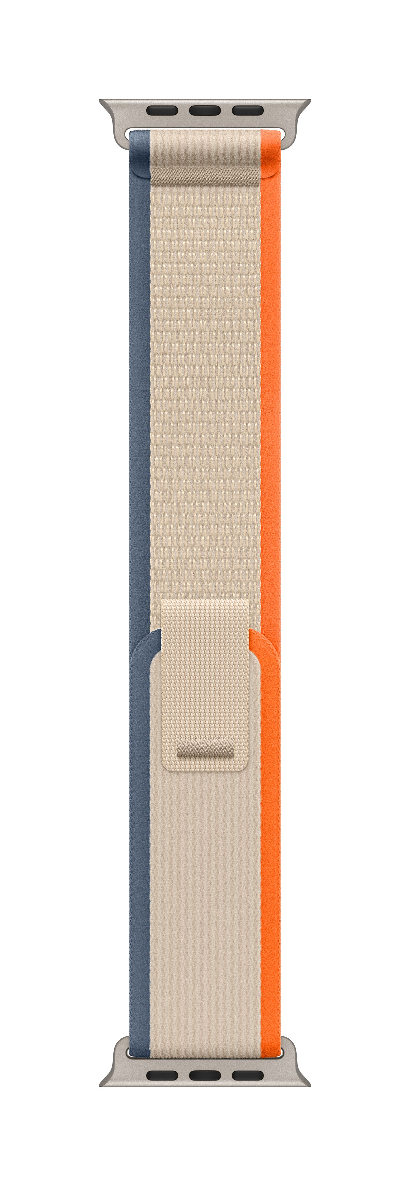 Apple Watch 49mm Band, Orange/Beige Trail Loop - M/L