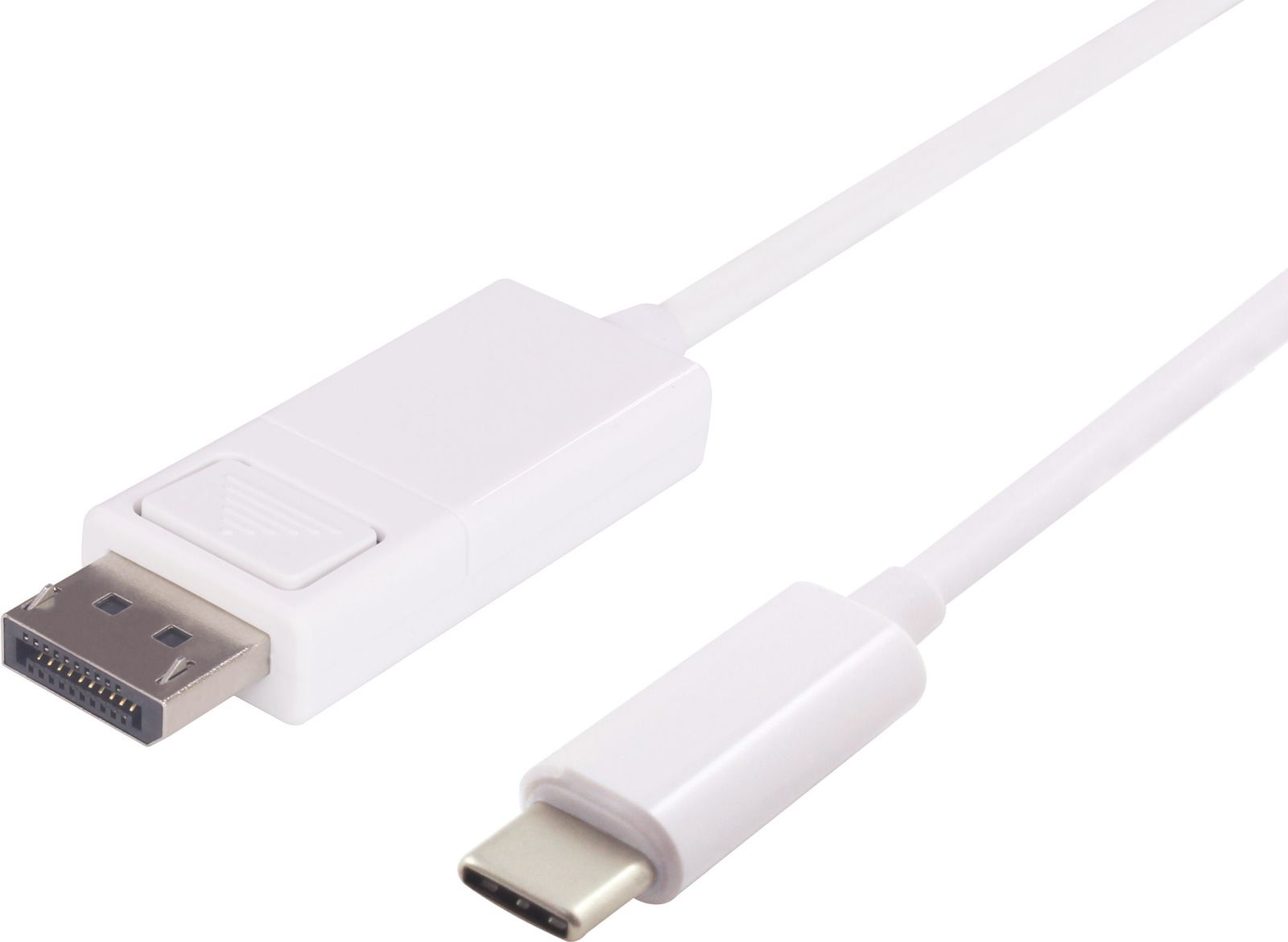 Kабел MicroConnect USB-C во DisplayPort, 2 m, 4K 60Hz, бел