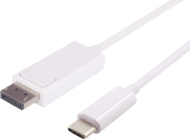Kabllo MicroConnect USB C në DisplayPort, 2m, 4K 60Hz, i bardhë