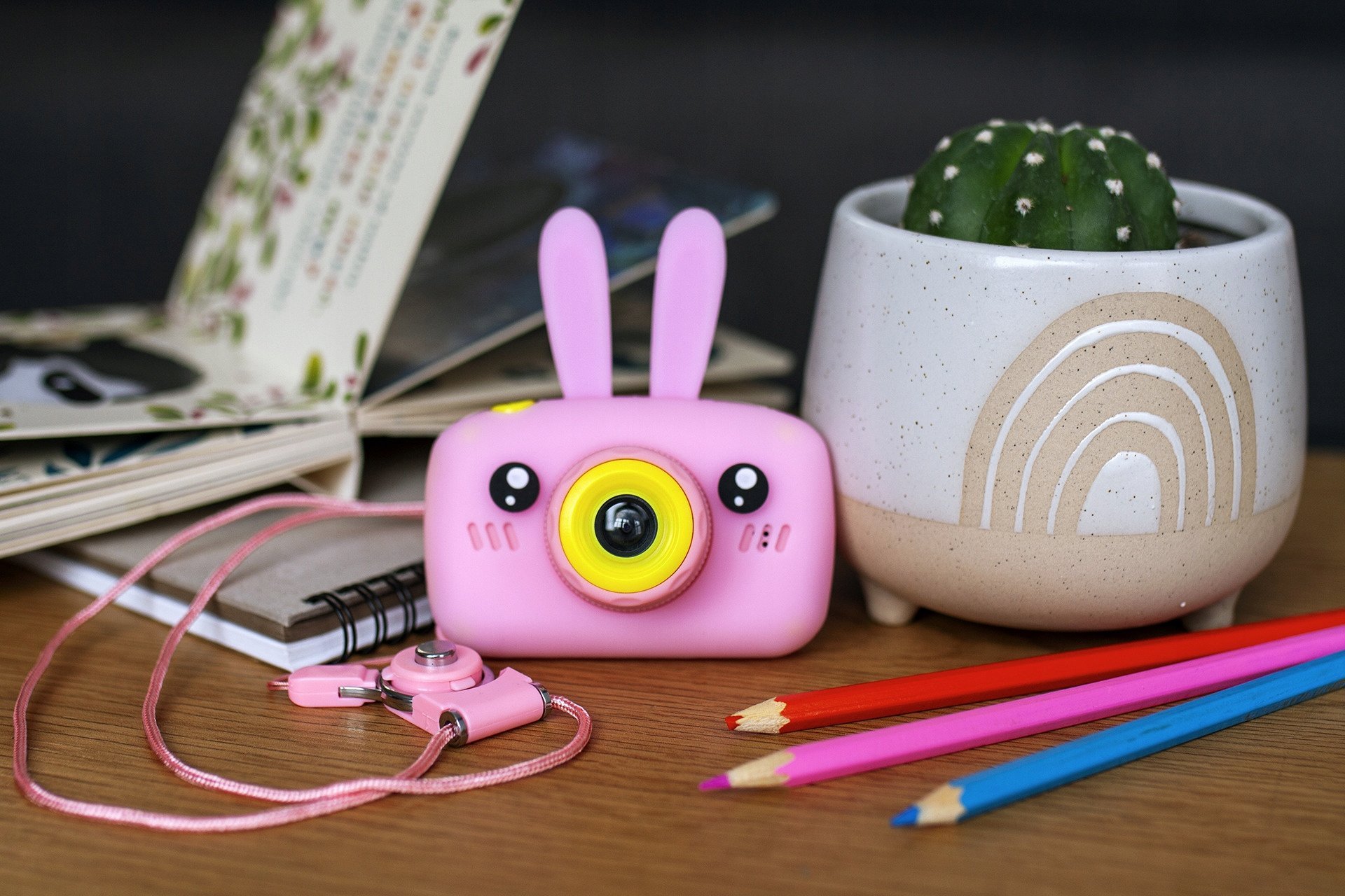 Камера за деца Xinjia Extralink H23, дигитална, со игри, розова