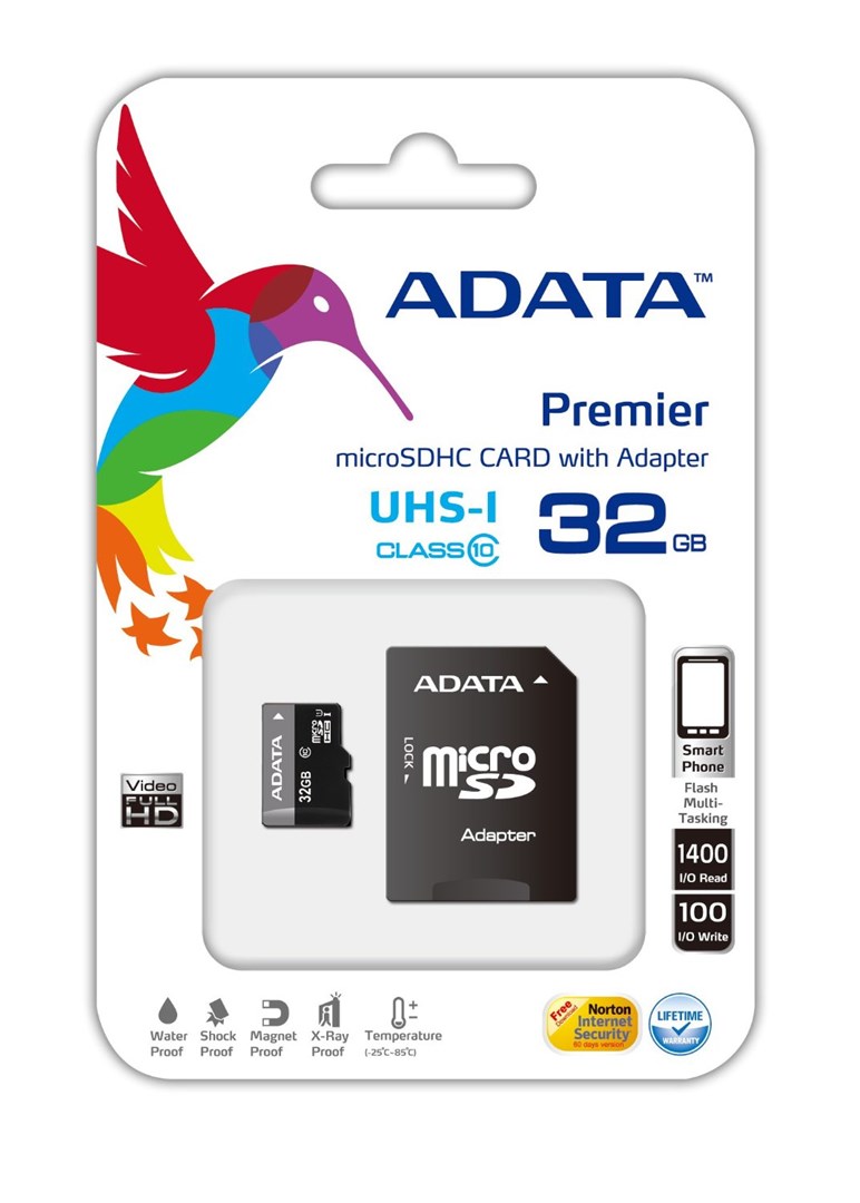 Kartë memorie ADATA microSDHC, 32GB, Class 10