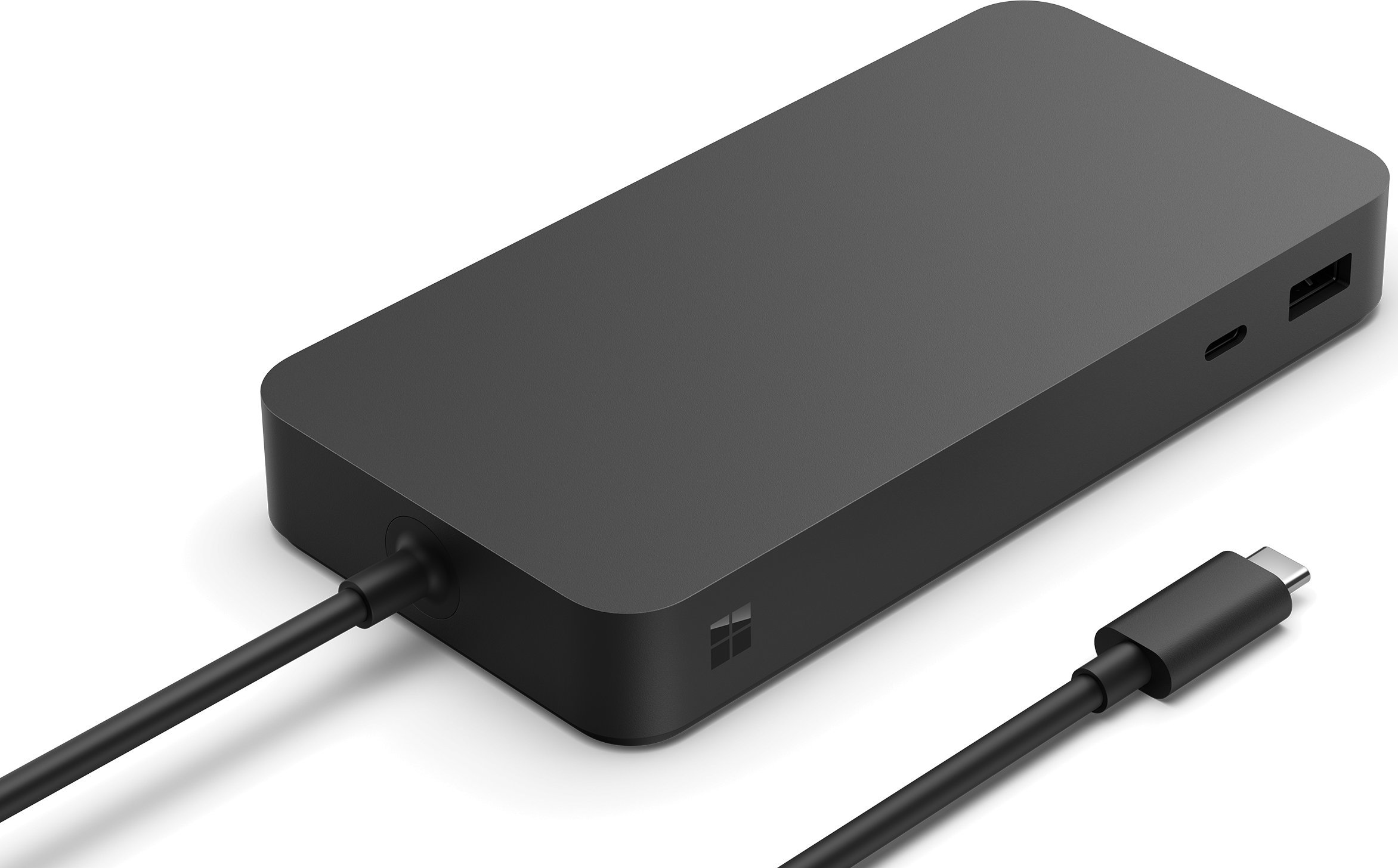 Адаптер Microsoft Surface Thunderbolt 4, повеќе порти, поддршка до 2 монитори 4K, црн
