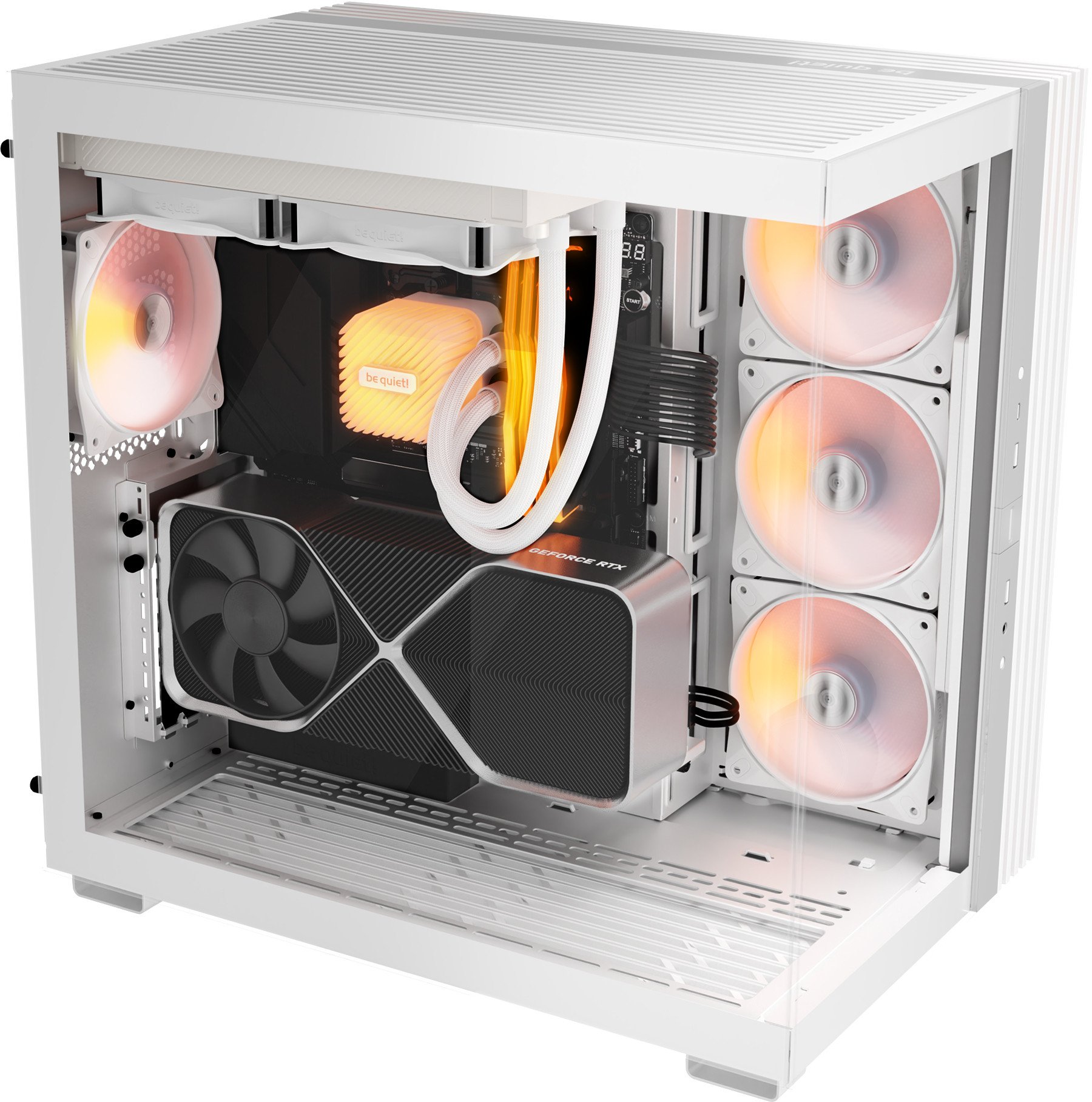 Ventilator kulle Be Quiet Light Wings LX, 120mm PWM, ARGB, i bardhë