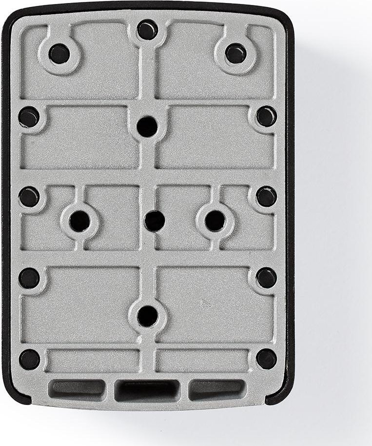 Kuti çelësash Nedis, kombinim 4 shifror, montim në mur, e zezë gri