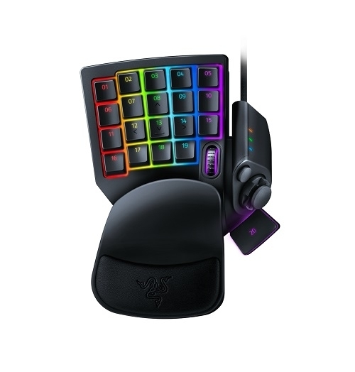 Tastierë gaming Razer Tartarus Pro, 32 taste programueshme, ndriçim RGB, e zezë