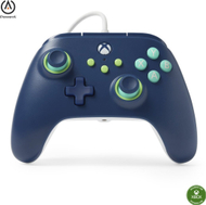 Gamepad PowerA Wired Controller për Xbox Series X|S, USB, 3 m, blu Mariner