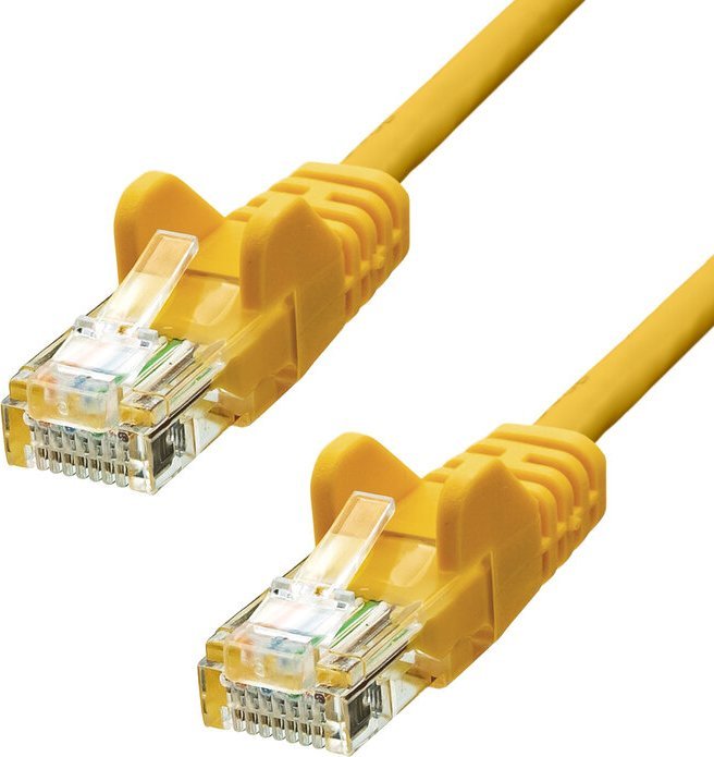 Мрежен кабел ProXtend CAT5e U UTP, 3 m, 1000 Mbit s, жолт