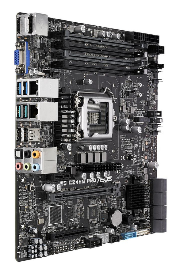 Pllakë amë ASUS WS C246M PRO Intel C246 LGA 1151 (Socket H4) micro ATX
