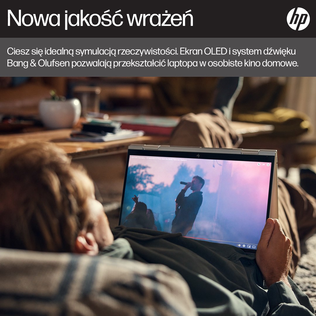 Laptop HP ENVY x360 15-fe0015nw , 15.6", Intel Core i5 1335U, 16 GB RAM, 512 GB SSD, i argjendtë