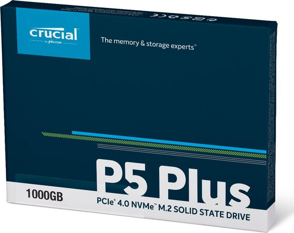 Disk SSD Crucial P5 Plus(CT1000P5PSSD8), 1 TB, M.2 2280, PCI-E x4 Gen4 NVMe, i zi