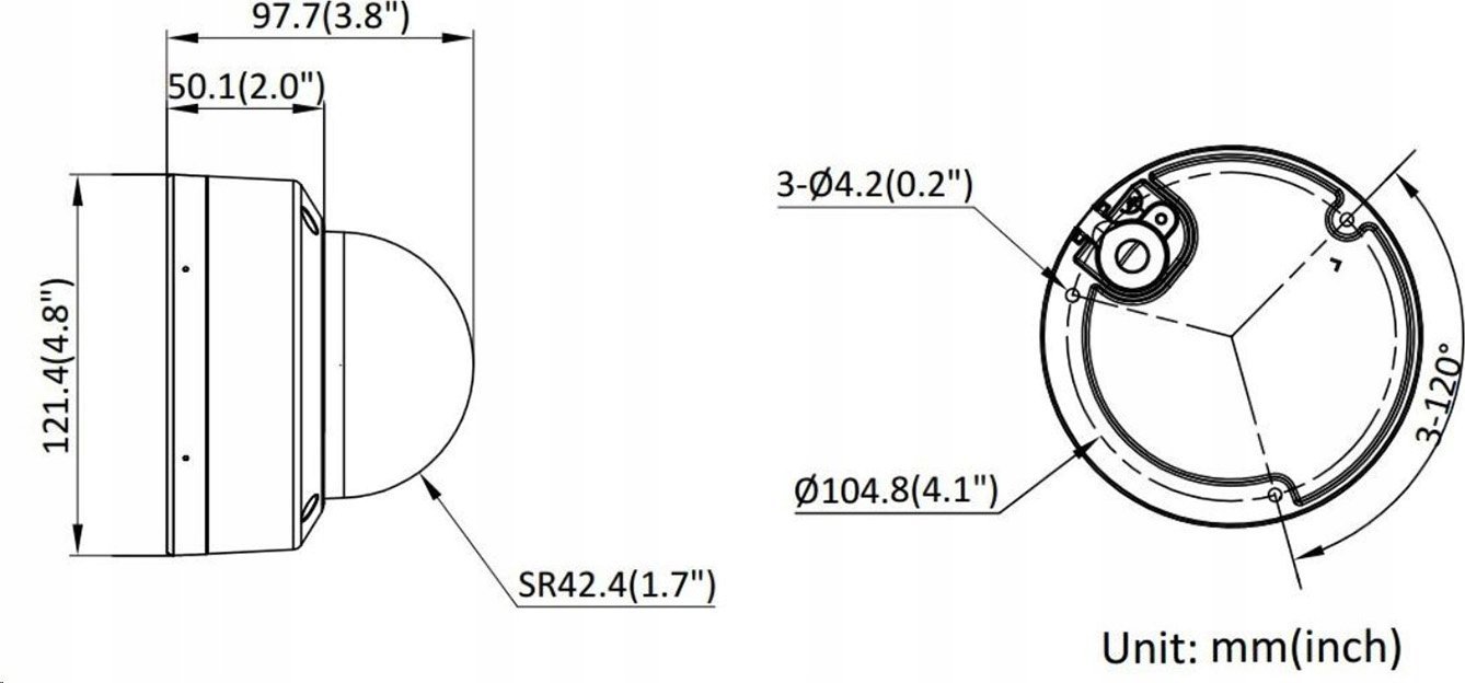 Kamerë sigurie Hikvision DS-2CD2147G2H-LISU, 4MP, ColorVu, lente 2.8mm