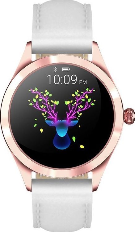 Smartwatch për femra G.Rossi SW017-5, ekran me prekje, monitorim aktiviteti, rozë